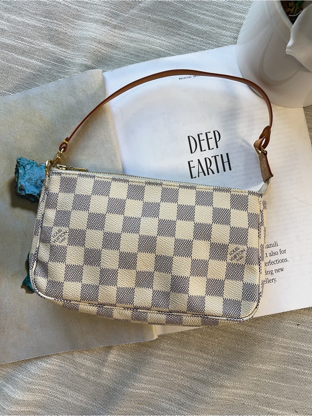 LOUIS VUITTON DAMIER AZUR POCHETTE ACCESSORIES